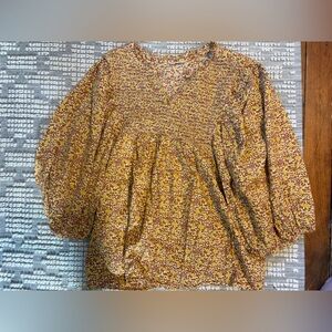 Floral Smocked Skirt